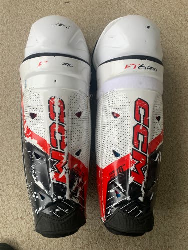 Senior CCM JetSpeed FT6 Pro 16" Shin Pads (Used)