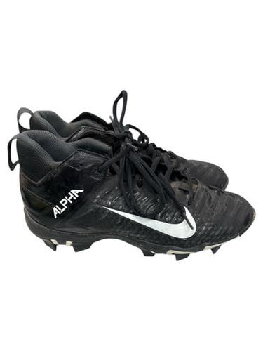 Used Nike ALPHA Adult FB Cleats Black Senior 8 11862-S000091916
