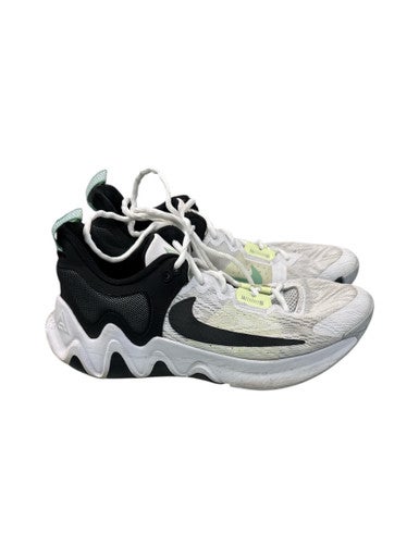 Used Nike DM0825-101 WHT/BLK SHOES Basketball Shoes M White And Black Senior 9 11862-S000091905