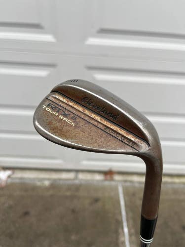 Cleveland RTX 6 Tour Rack Raw Lob Wedge 58/10 Tour Issue S400 Stiff Flex 35.25
