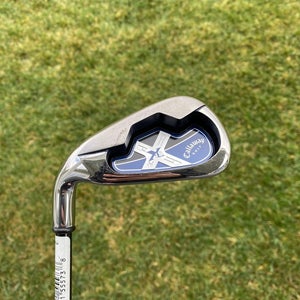 Callaway X-18 6-Iron System 85 Stiff Flex Lefty 37.25 NICE