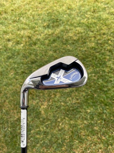 Callaway X-18 6-Iron System 85 Stiff Flex Lefty 37.25 NICE