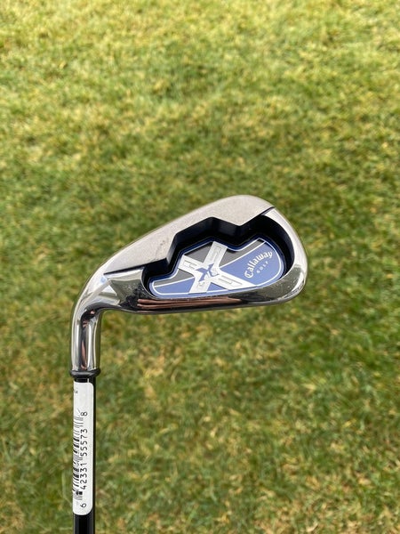 Callaway X-18 6-Iron System 85 Stiff Flex Lefty 37.25 NICE