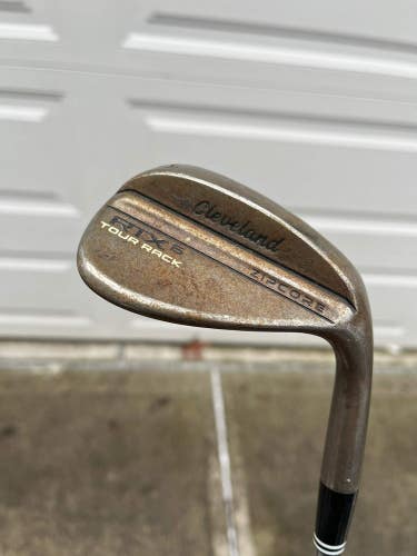 Cleveland RTX 6 Tour Rack Raw Sand Wedge 54/10 Tour Issue S400 Stiff Flex 35.5