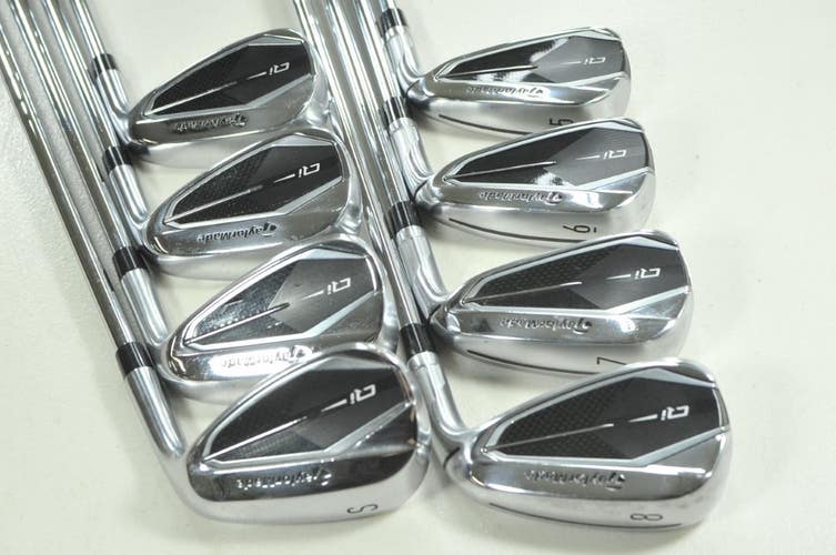 TaylorMade Qi 5-PW,AW,SW Iron Set Stiff Flex Right KBS MAX MT 85g Steel # 207379