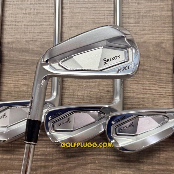 Left-Handed 2025 Srixon ZXi5 Iron Set 5-AW / DG Tour Issue, X Stiff (177)