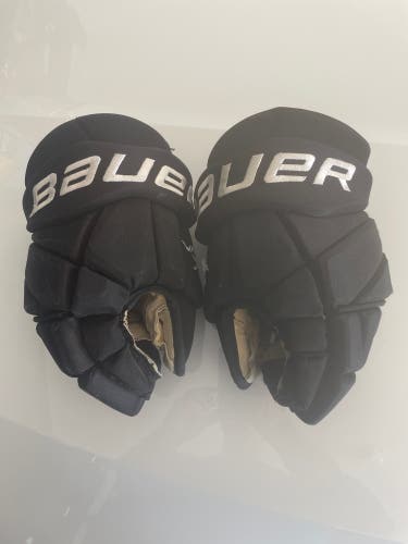 Black Bauer Vapor XLE Gloves 14" (Used)