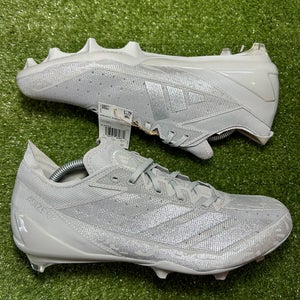 Men's Size 12 Adidas Adizero Electric football cleats silver New