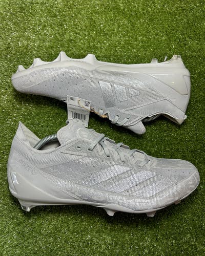 Men's Size 12 Adidas Adizero Electric football cleats silver New