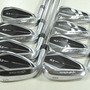 LEFT HANDED TaylorMade Qi 5-PW,AW,SW Iron Set Regular Flex KBS MAX Steel #207383