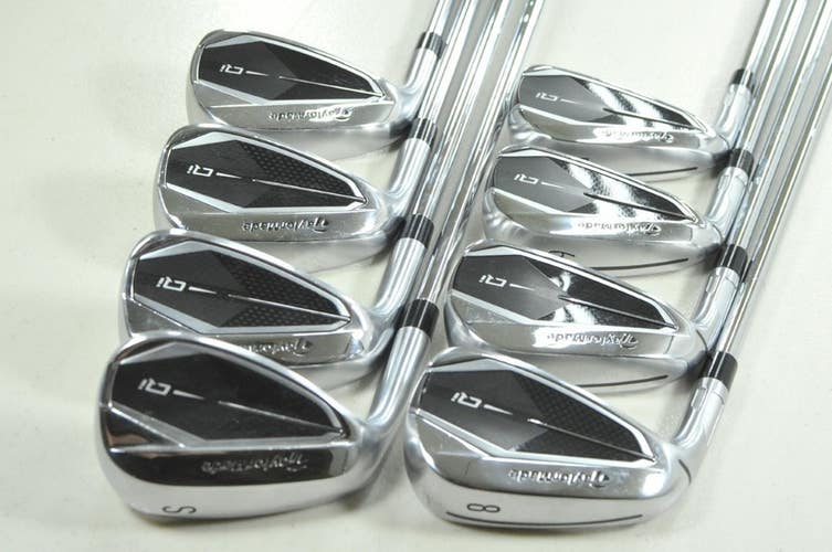 LEFT HANDED TaylorMade Qi 5-PW,AW,SW Iron Set Regular Flex KBS MAX Steel #207382