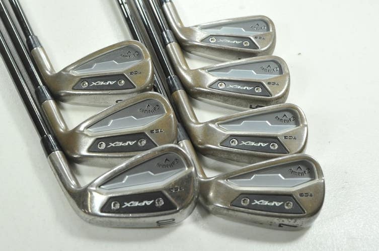 Callaway Apex TCB 24 4-10* Iron Set X-Stiff Right KBS $-Taper 130 Steel # 207224
