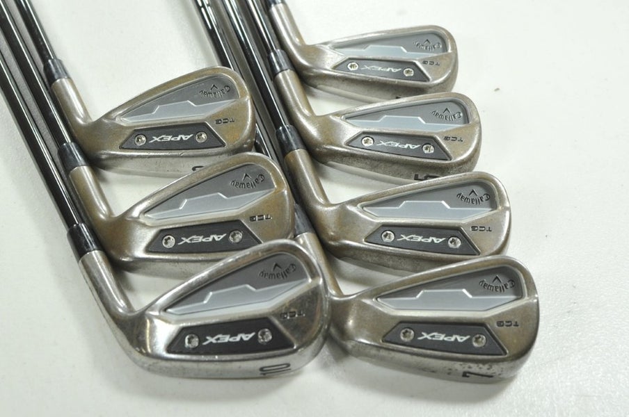 Callaway Apex TCB 24 4-10* Iron Set X-Stiff Right KBS $-Taper 130 Steel # 207224