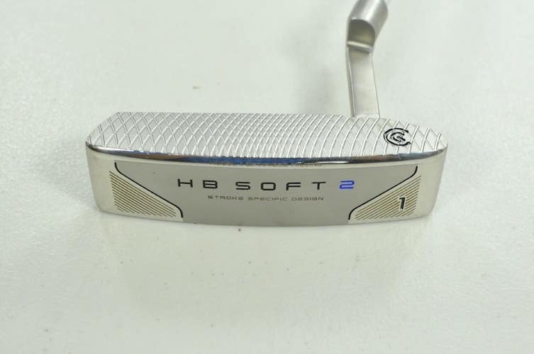 Cleveland HB Soft 2 Model 1 34" Putter Right Slight Arc Steel  # 203007