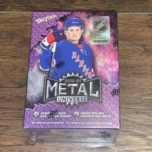 2020-21 Upper Deck Skybox Metal Universe NHL Hockey Sealed 5 Pack Blaster Box