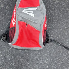 Used Easton BACK PACK BB/SB Player Backpack Red 11497-C000154213