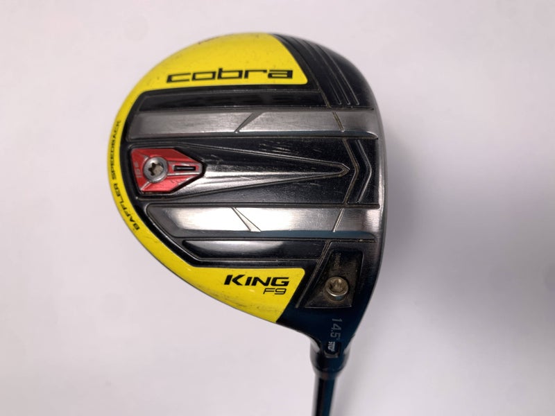 Cobra KING F9 Speedback 3-4 Fairway Wood 14.5* Fujikura Atmos 7R Regular Mens RH