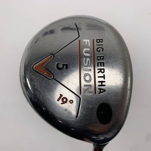 Callaway Big Bertha Fusion 5 Fairway Wood 19* Aldila NVS 55g Stiff Mens RH