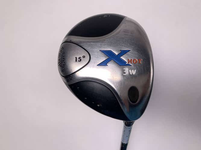 Callaway X Hot 2007 3 Fairway Wood 15* Fujikura Banzai 65g Senior Graphite RH