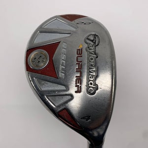 TaylorMade Burner Rescue 4 Hybrid 22* REAX SuperFast 65g Stiff Graphite Mens RH