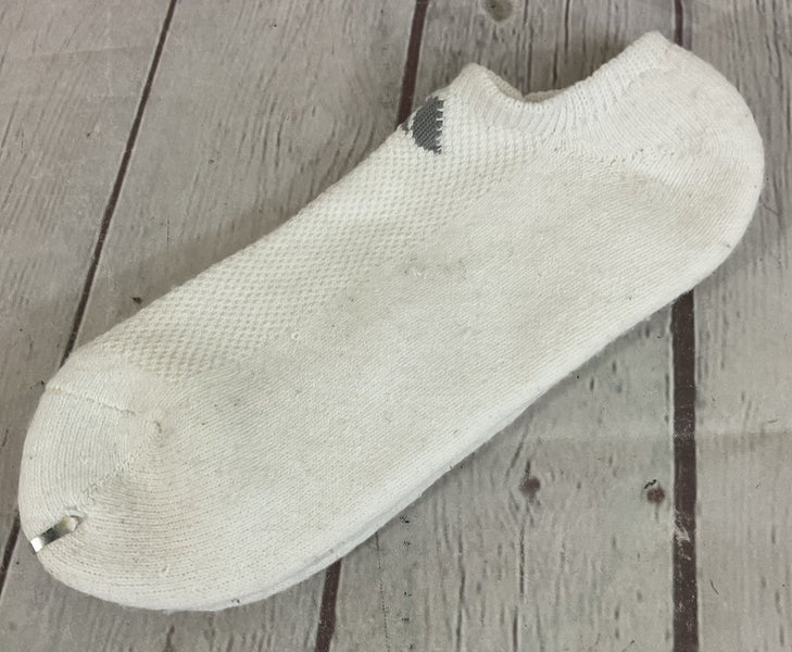 Adidas Adult's Athletic No-Show Socks White Grey