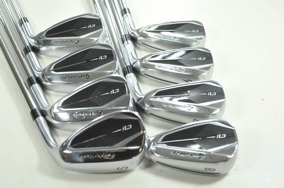 TaylorMade Qi 5-PW,AW,SW Iron Set Regular Flex Right KBS MAX MT Steel # 207381
