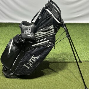 Lynx Golf DryTech 5.0 Series Flare Waterproof Stand Carry Bag Black/White NEW!