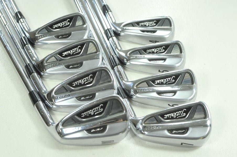 Titleist 712 AP2 4-PW,W Iron Set Regular Flex Right KBS Tour Steel # 207489