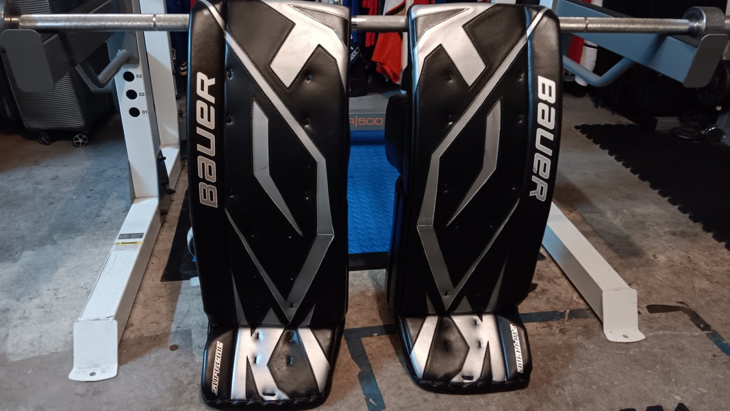 34" Bauer Supreme 100 Goalie Leg Pads Pro Stock (Used)