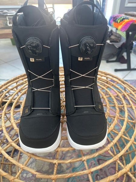 Women's Size M 5.5 (W 6.5) Salomon PEARL BOA Snowboard Boots (New)