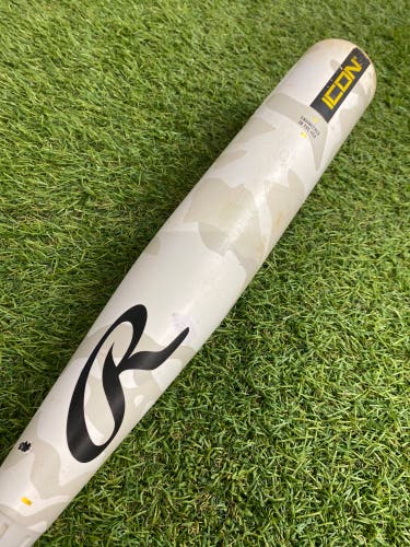 2025 Rawlings Icon Composite Bat USSSA Certified (-8) Composite 19 oz 29" (Used)
