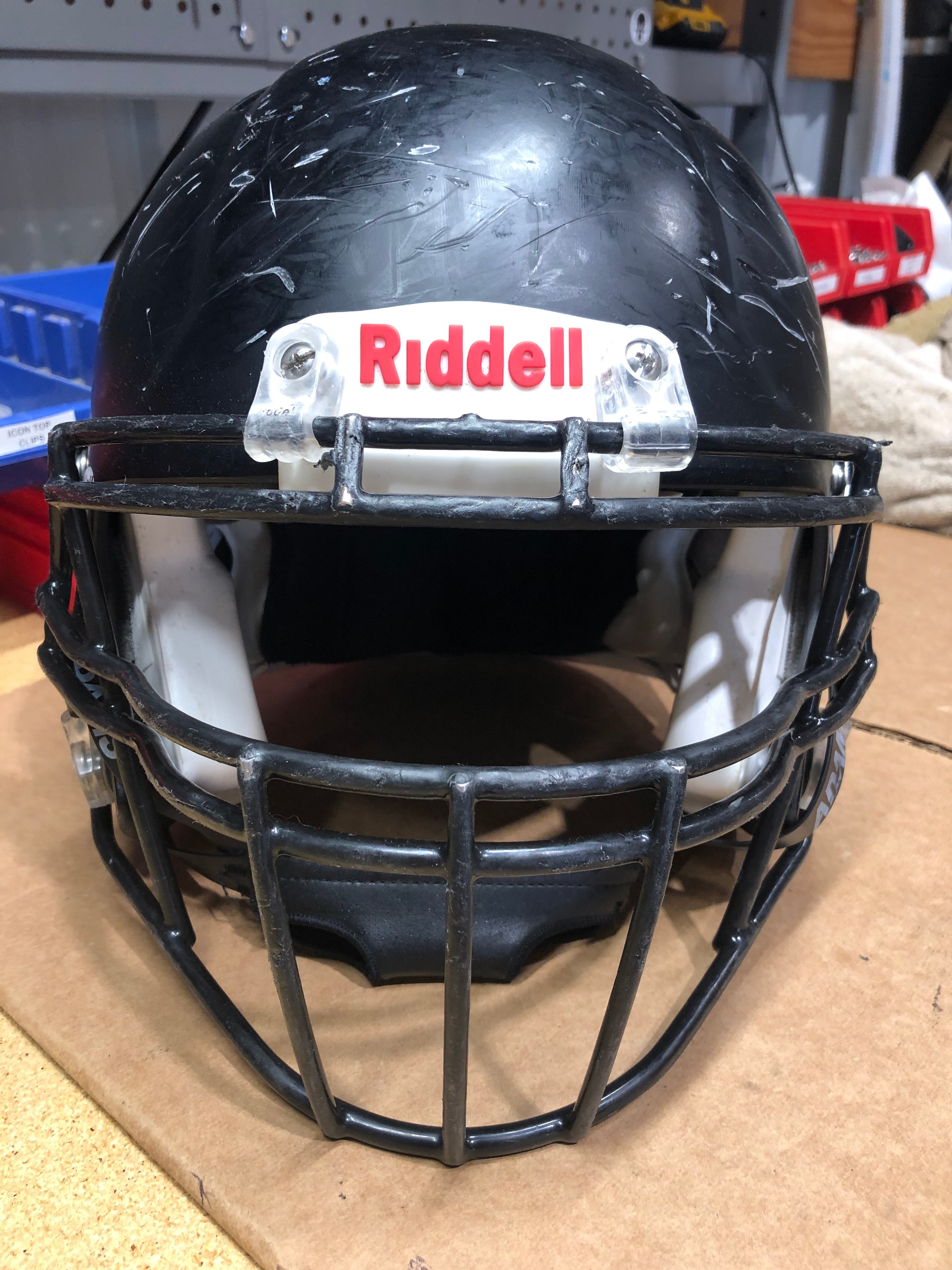 Riddell Revolution Speed Classic Football Helmet – Flat Black, Size Large (7-7 1/2), OnField