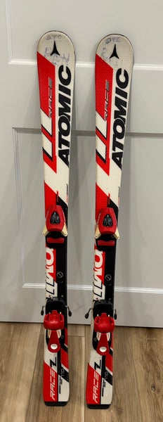 Used Atomic Race Z 110cm Skis With Bindings