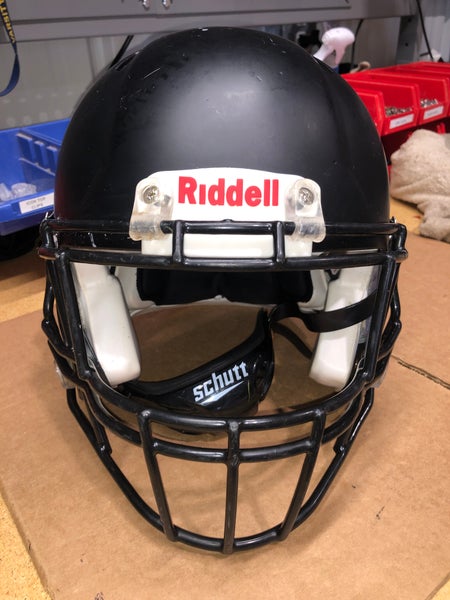USED RIDDELL SPEED ADULT HELMET - LARGE - FLAT BLACK