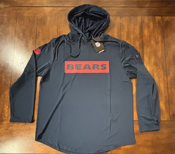 Chicago Bears Sideline Dri-FIT Hoodie Adult Large