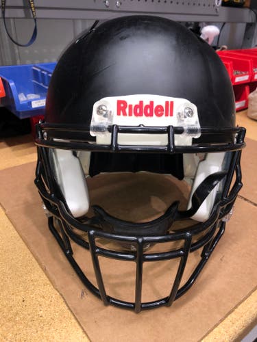 USED RIDDELL SPEED ADULT HELMET - LARGE - FLAT BLACK