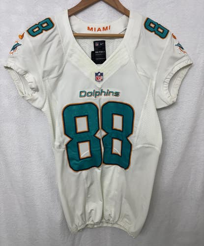 Miami Dolphins Team Issued Game Used Jersey #88 Stafford 2013 Nike On Field Size 38 SKILL