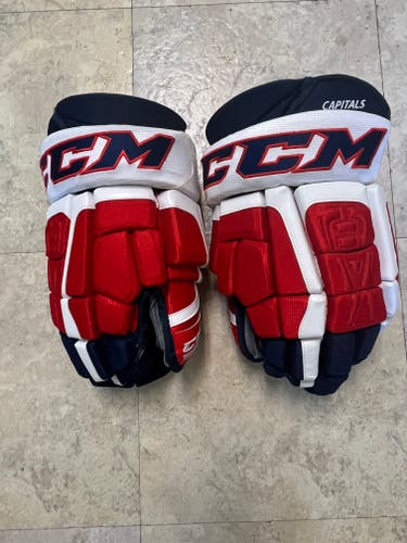 CCM Crazy Light 15" Pro Stock Gloves Washington Capitals
