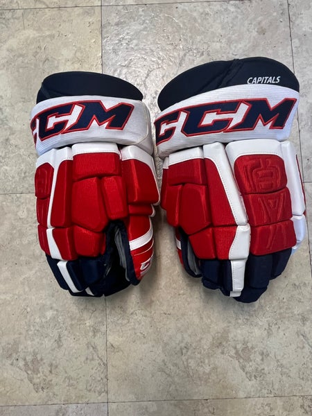 CCM Crazy Light 15" Pro Stock Gloves Washington Capitals