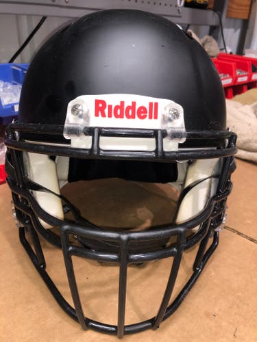 USED RIDDELL SPEED ADULT HELMET - LARGE - FLAT BLACK