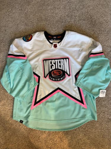 MIC NHL 2023 all star western conference Adidas Jersey 58G (New)