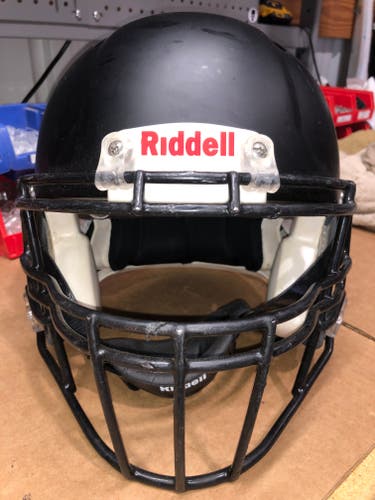 USED RIDDELL SPEED ADULT HELMET - LARGE - FLAT BLACK