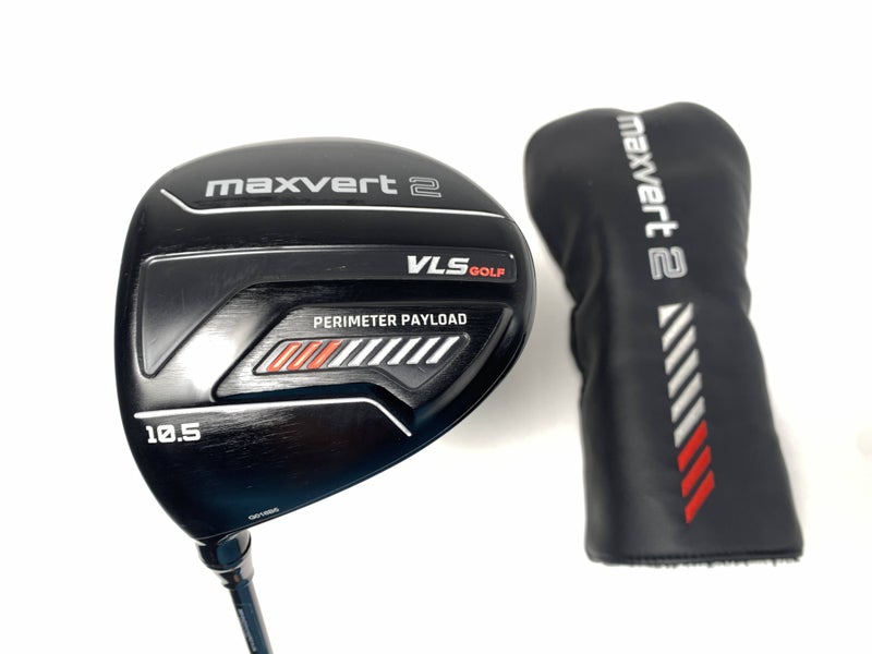 VLS Golf Maxvert 2 Driver 10.5* VLS 55g Regular Steel Mens LH Midsize Grip NEW