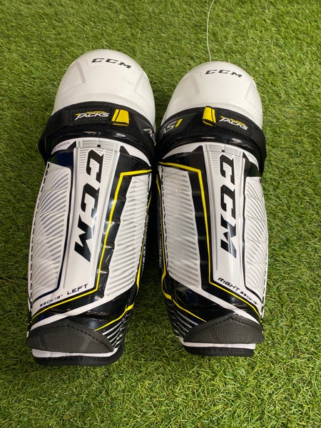 Junior CCM Super Tacks AS1 Shin Pads 13" (New)