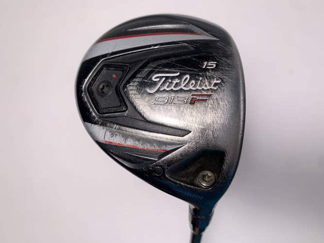 Titleist 913 F 3 Fairway Wood 15* Diamana D+82x5ct 82g Stiff Graphite Mens RH