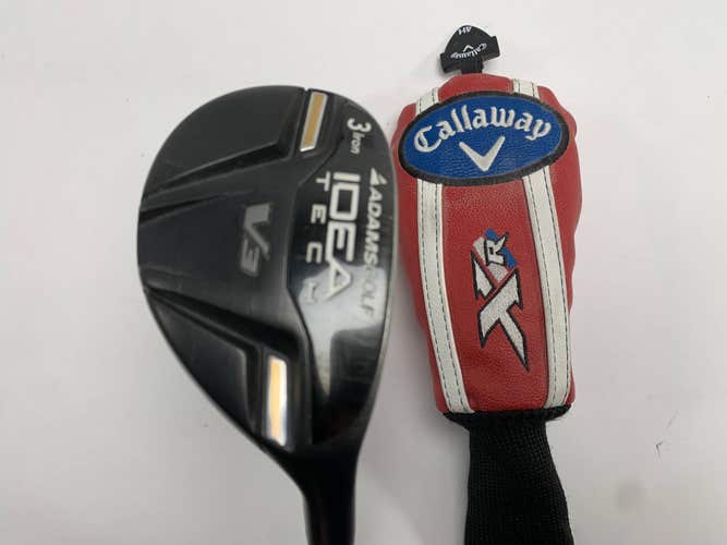 Adams Idea Tech V3 3 Hybrid 19* Mitsubishi Rayon Bassara 60g Regular Mens RH HC