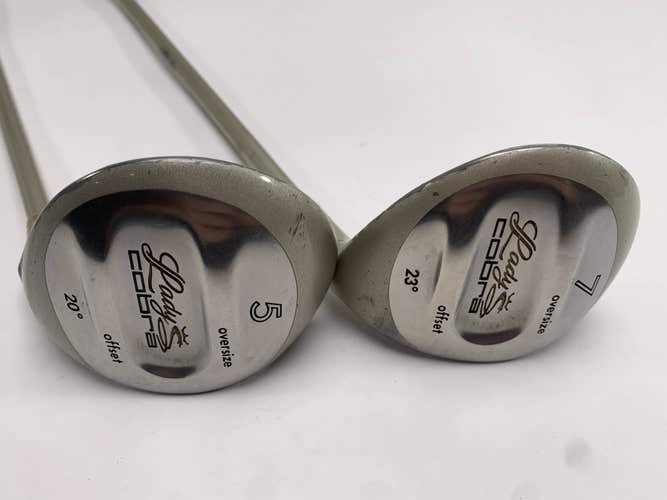 Cobra King Cobra Lady 5 & 7 Fairway Wood Set 20* 23* Lady Graphite Womens RH