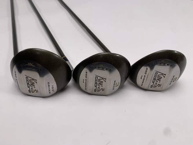 Cobra King Cobra 350 Driver Wood Set 3 5 | 10.5* 15* 18* Senior Graphite Mens RH