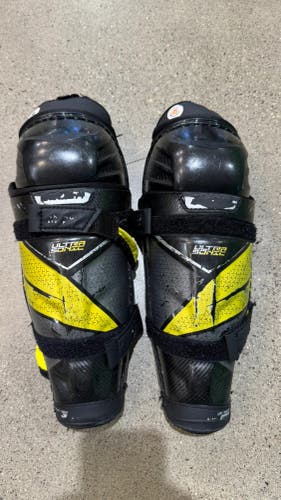 Bauer Supreme Ultrasonic Shin Pads | Size 10" Youth