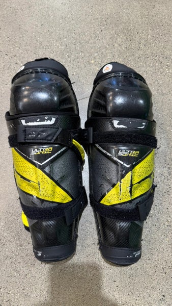 Bauer Supreme Ultrasonic Shin Pads | Size 10" Youth